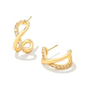 Kendra Scott Infinity Huggie Warrings